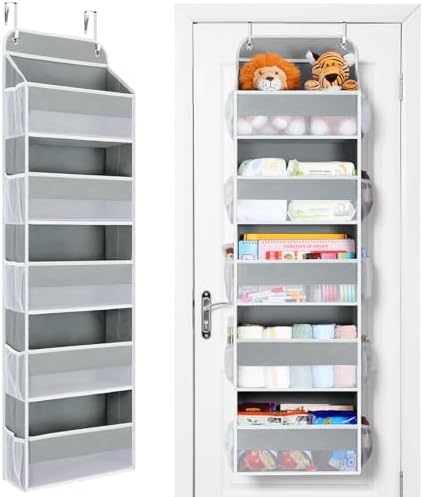 Yecaye Over The Door Organizer Storage, 5-Tier Heavy Duty Door Organizers by Yecaye