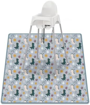 Baby Splat Mat for Under High Chair by CoolaPeach