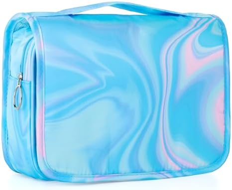 Blue Hanging Toiletry Bag for Girls, Travel Toiletry Bag for Teen Girls by Vipdeal