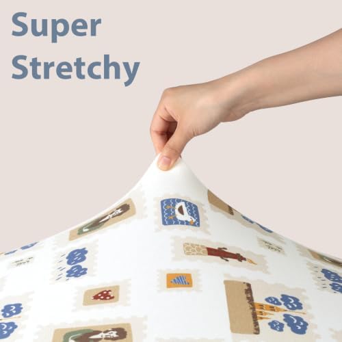 Baby Bedside Bassinet Sheets Fitted, 33”x20” Compatible - Image 4