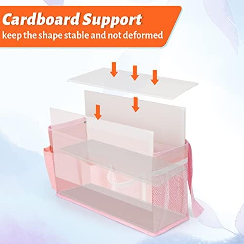 Bedside Caddy, Bedside Storage Bag Hanging Organizer - Image 4