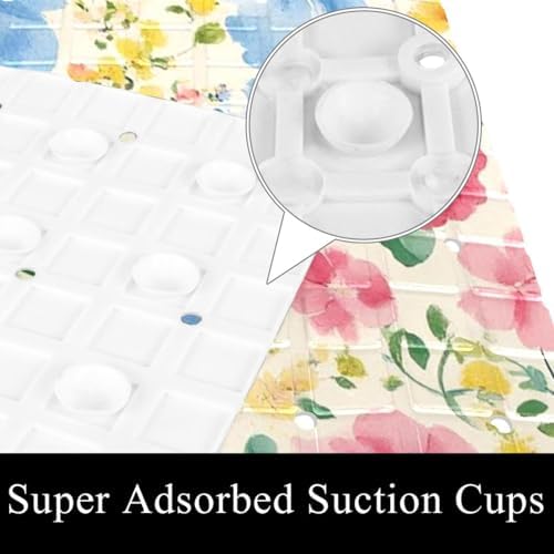 Non Slip Bathtub and Shower Mat 26.8x15.1 inch, Bath Mat - Image 3