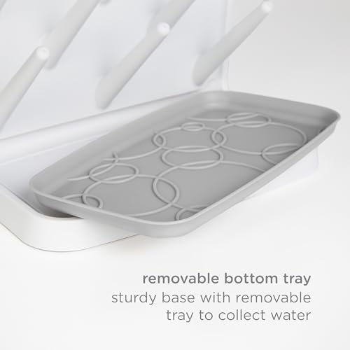 Ubbi Vertical Baby Bottle Drying Rack, Space Saving Countertop Drying Rack Baby - Image 5