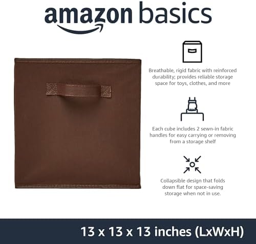 Amazon Basics Collapsible Fabric Storage Bins - Image 2