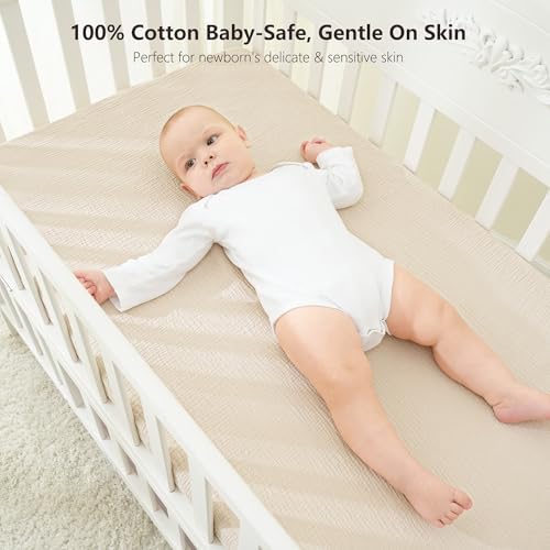 Bearmoss Muslin Mini Crib Sheets - Image 2