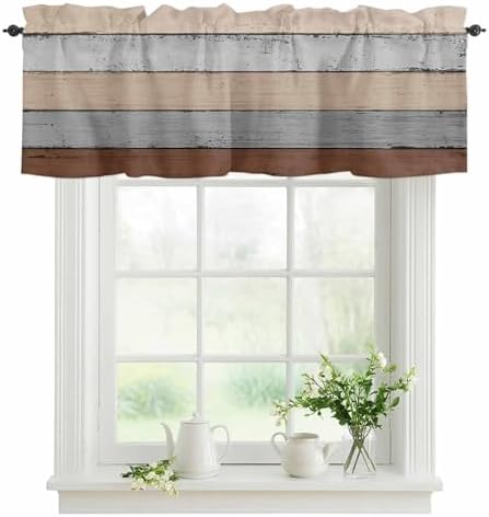 Farmhouse Fall Kitchen Curtains Valances by VandarllinHomeKitchenDecor