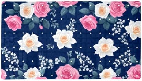 Non Slip Bathtub and Shower Mat 26.8x15.1 inch, Bath Mat by Anna+Cowper