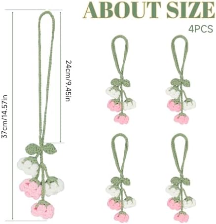 Flower Curtain Tiebacks, Cute Curtain Holdbacks - Image 2