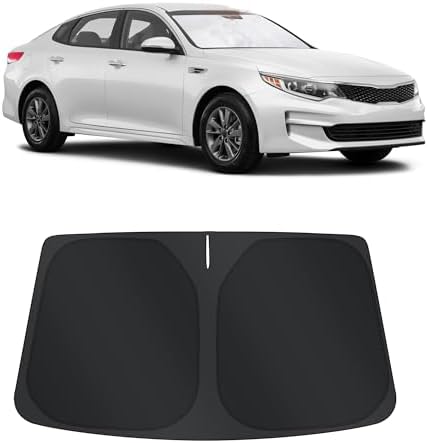 TINGLU Sun Shade for Kia Optima 2016-2020 Accessories Windshield Sun Shade by TINGLU