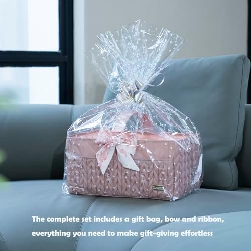 Luxurious Baby Diaper Caddy, Nursery Storage Basket - Image 3