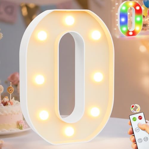 Pooqla LED Light Up Letters, Warm White and Colorful Lighted Marquee Letters by Pooqla