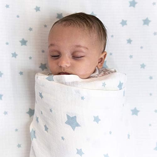 Newton Baby Fitted Mini Crib Sheet 2-Pack, Organic Muslin - Image 5