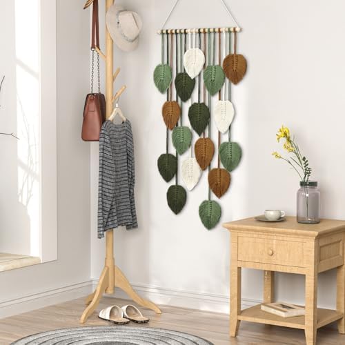 Vertical Macrame Wall Hanging Boho Home Decor Long Narrow Chic Wall Art - Image 6