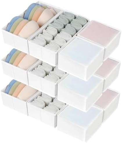 DIMJ Drawer Organizers Clothes, Fabric Closet Organizers and Storage, Shallow by DiMJ