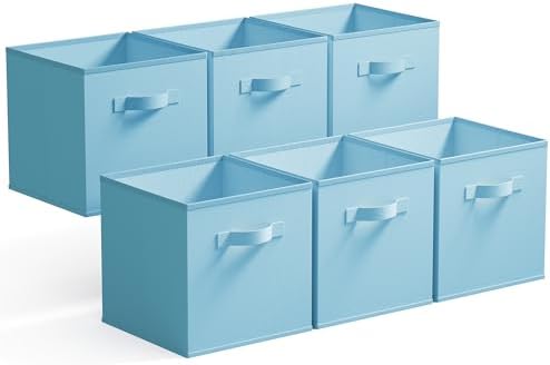 GRANNY SAYS 11x11 Cube Storage Bins, Light Blue by GRANNYSAYS