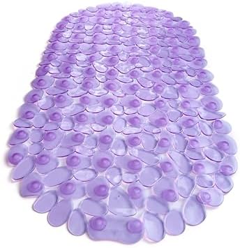 “Pebbles” Non-Slip Bathtub & Shower Mat 27”x14” Oval - Image 3