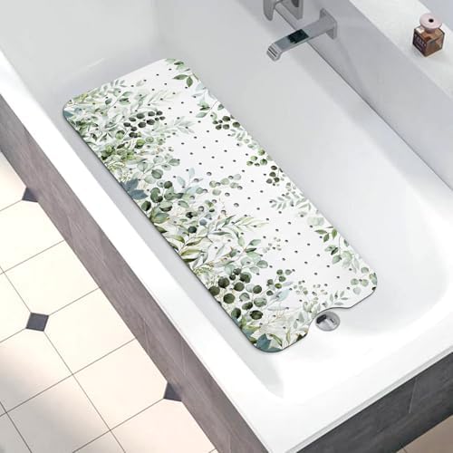 Bathtub Mat Non Slip, Sage Extra Long Bath tub Mat Shower Floor Mat - Image 5