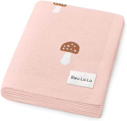 Swaddle Blanket for Girls 100% Cotton Buttery Soft Cozy Receiving Swaddle Crib by BleuLaLa