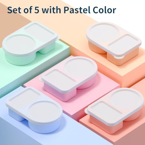 5 Pack Silicone Snack Containers - Image 3