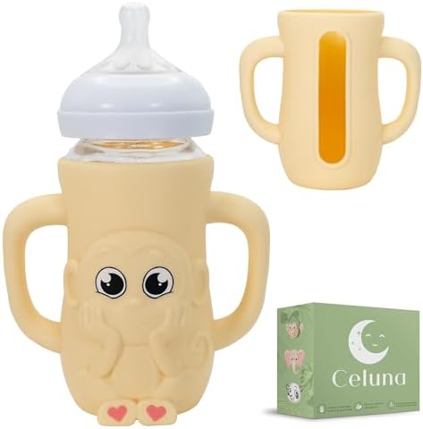 Silicone Bottle Sleeve for 8oz Philips Avent Natural Glass Bottle | Drop by Celuna