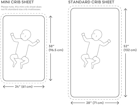 mushie Extra Soft Muslin Fitted MINI Crib Sheet | 24"x 38" - Image 4