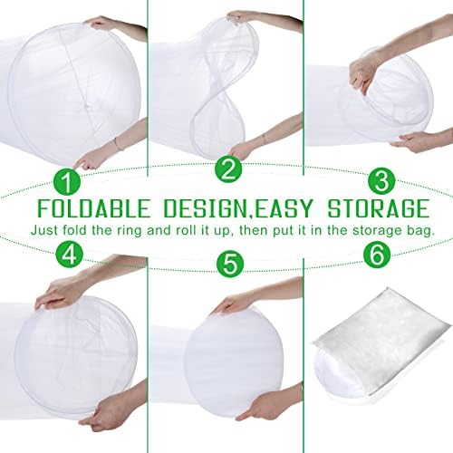 Mosquito Net Bed Canopy for Girls Dome Bed Curtains Tent Twin Queen Size - Image 6