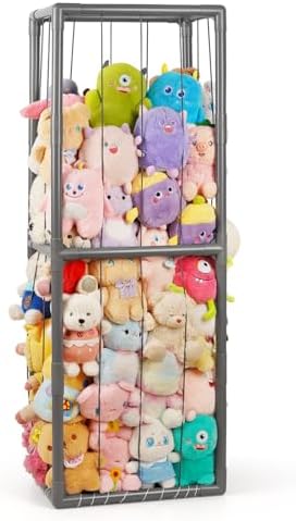 Stuffed Animal Storage Zoo Holder Space Save, PVC Stuffed Animal Organizer by Trycooling