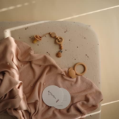 mushie Extra Soft Muslin Fitted Crib Sheet | 192 Thread Count | 28"x 52" - Image 5