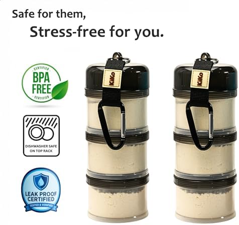 Formula Container to Go – Baby Essentials, Stackable Formula Dispenser - Image 3