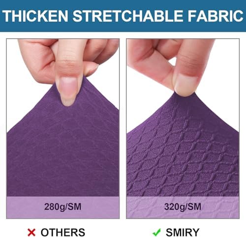 Smiry Waterproof Seat Covers for Dining Room Chairs - Image 4