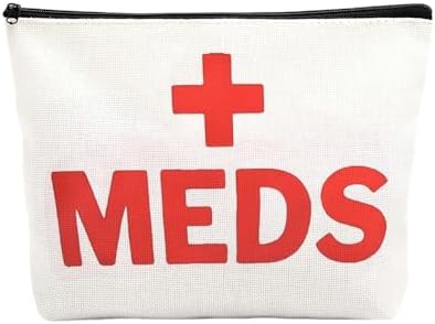 Meds Bag Makeup Storage Pouch Nurse Med Medicial Organizer Travel Bag by Sudaporn