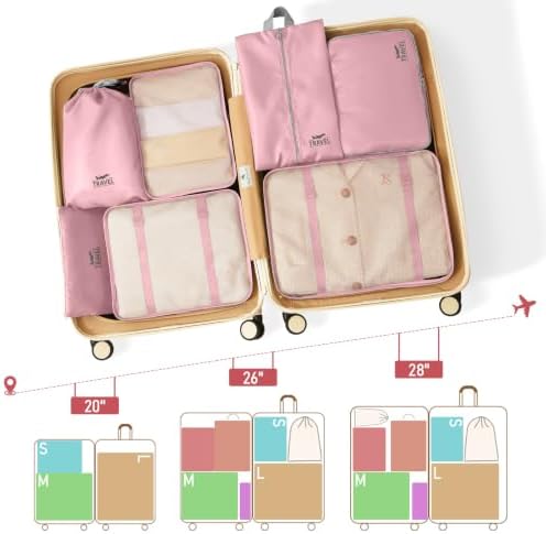 Packing Cubes for Travel 10 Set Luggage Organizer Bags - Image 3