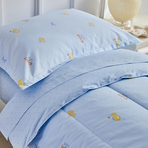 DuShow Cotton Toddler Bedding Set, 4 Piece Toddler Bed Comforter Sets, Includes - Image 6