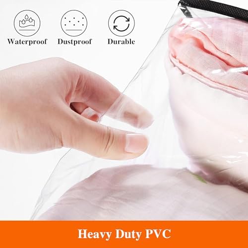 Vieshful 7 Pack Clear Clothes Storage Bags - Image 5