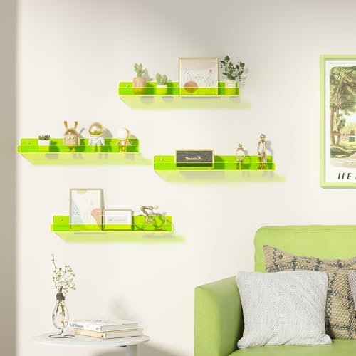 upsimples 4 Pcs 15" Acrylic Shelves - Image 2