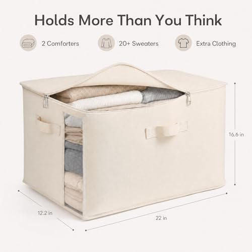 6 Pack Canvas Comforter Storage Bags - Image 7