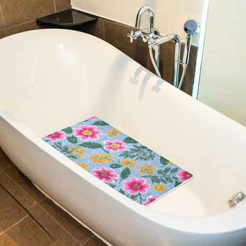 Shower Mat Bathtub Mat, 26.8x15.1 inch, Non-Slip Bath Mat - Image 5