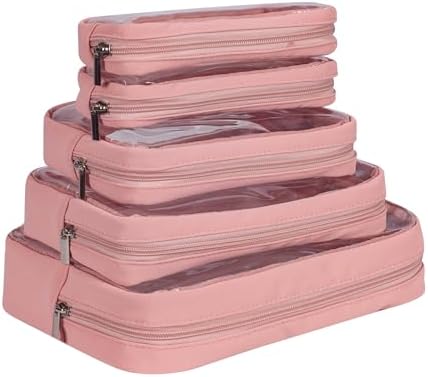 Remobia Hicol TSA Approved 5-Piece Diaper Bag Organizer Pouch Set Clear - Image 5