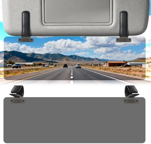 Veharvim Sun Visor Extender for Car, Visor Extender Attachment for Car by Veharvim