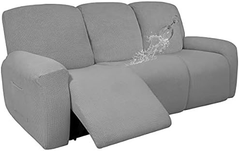 Easy-Going 100% Dual Waterproof Recliner Sofa Cover, 8-Pieces Stretch Relining by Easy-Going