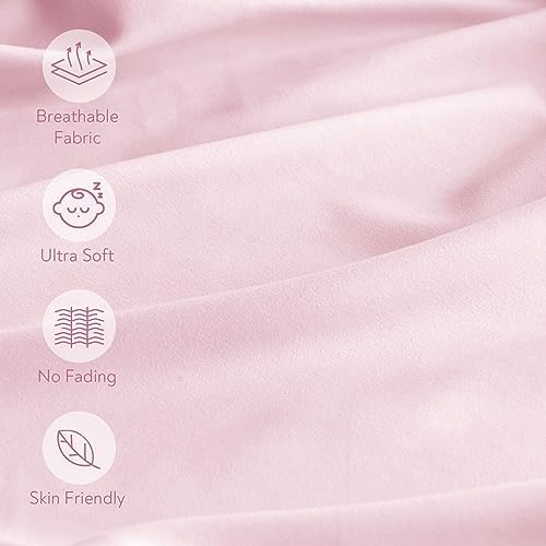 Pack and Play Sheets Fitted 4 Pack, Breathable Baby Playard Mattress Sheet - Image 2