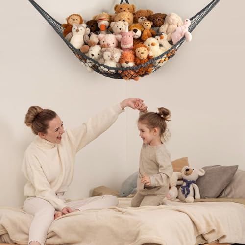 Stuffed Animal Storage Hammock Net Corner - Image 2