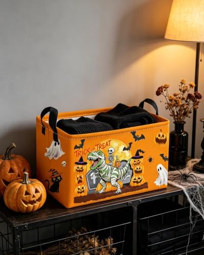 Essme Rectangular Dinosaur Halloween Baskets, Kids Storage Box, Cute Basket - Image 6