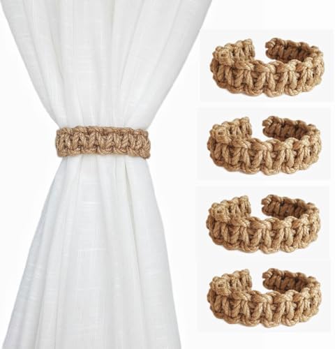 Braided Outdoor Curtain Tiebacks by Elkpruu