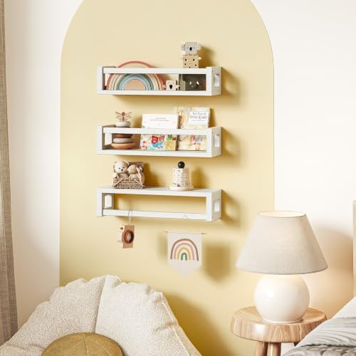 3 Pack Solid Wood Floating Shelves - Image 4