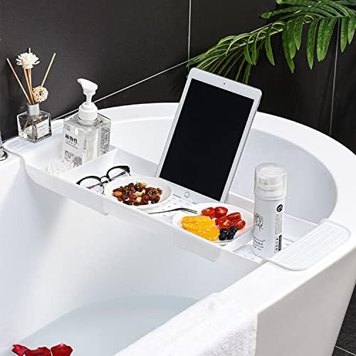 Expandable Drain Bath Shelf Caddy Tray by DHYLRICHER