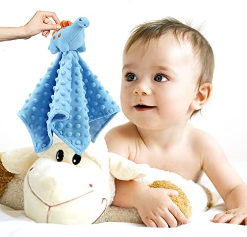 CREVENT Cozy Plush Baby Security Blanket, Loveys - Image 3