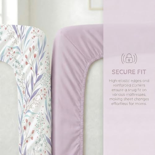 4 Pack Bassinet Sheets Compatible - Image 3