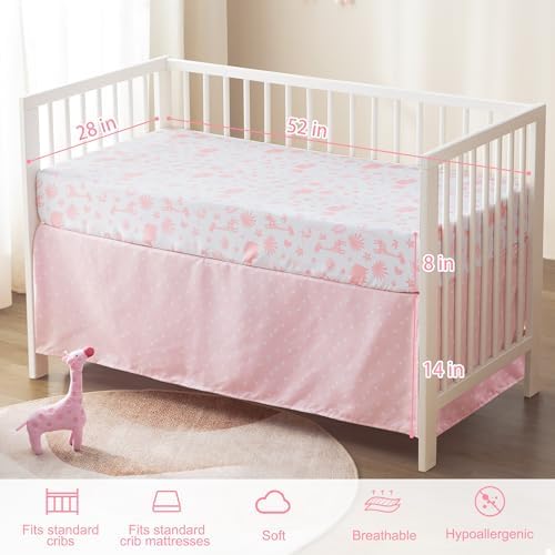 Crib Bedding Set with Plush Toy - Image 3