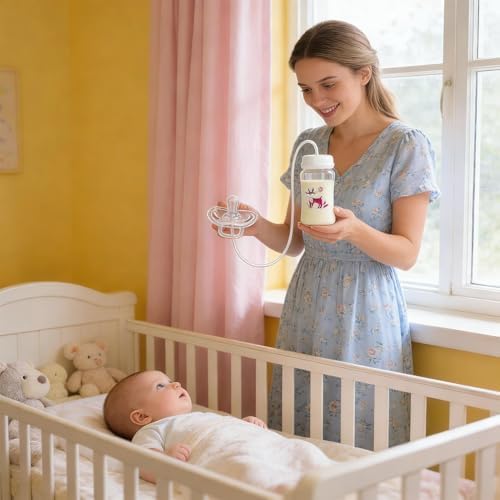 Milk Bottle Silicone Anti-Colic Portable Adjustable - Image 3